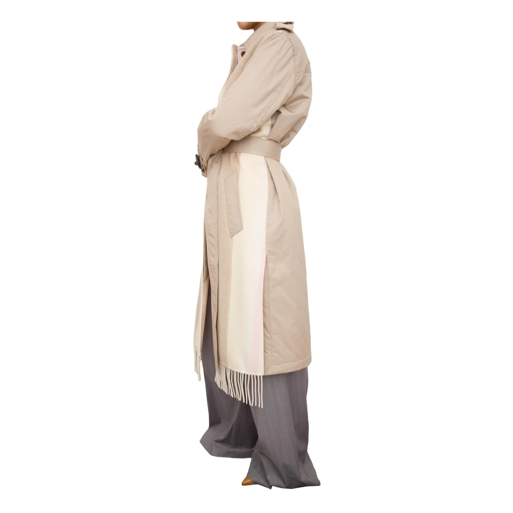 Marella Bruine Jas Beige Dames