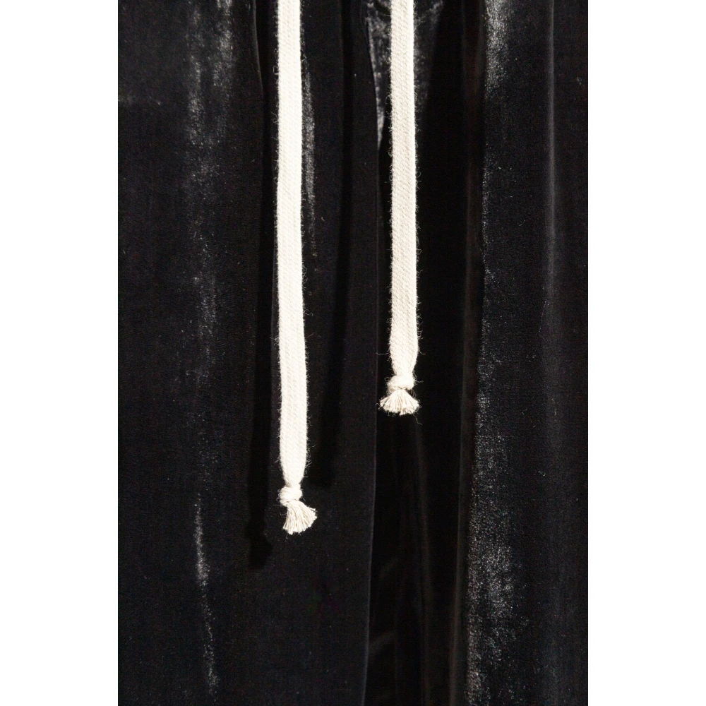 Rick Owens Dietrich Trekkoordbroek Black Dames