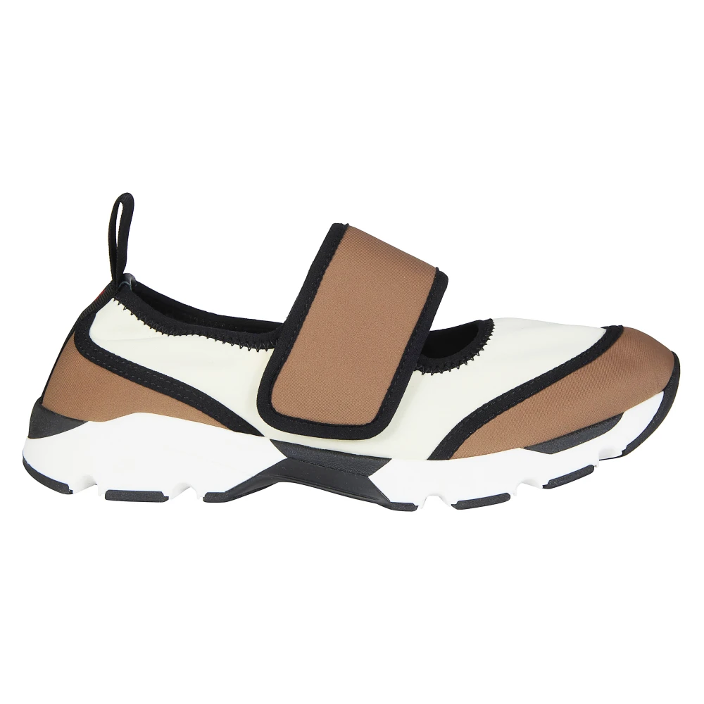 Marni Running Mary Jane Sneaker Dames Schoenen Bruin