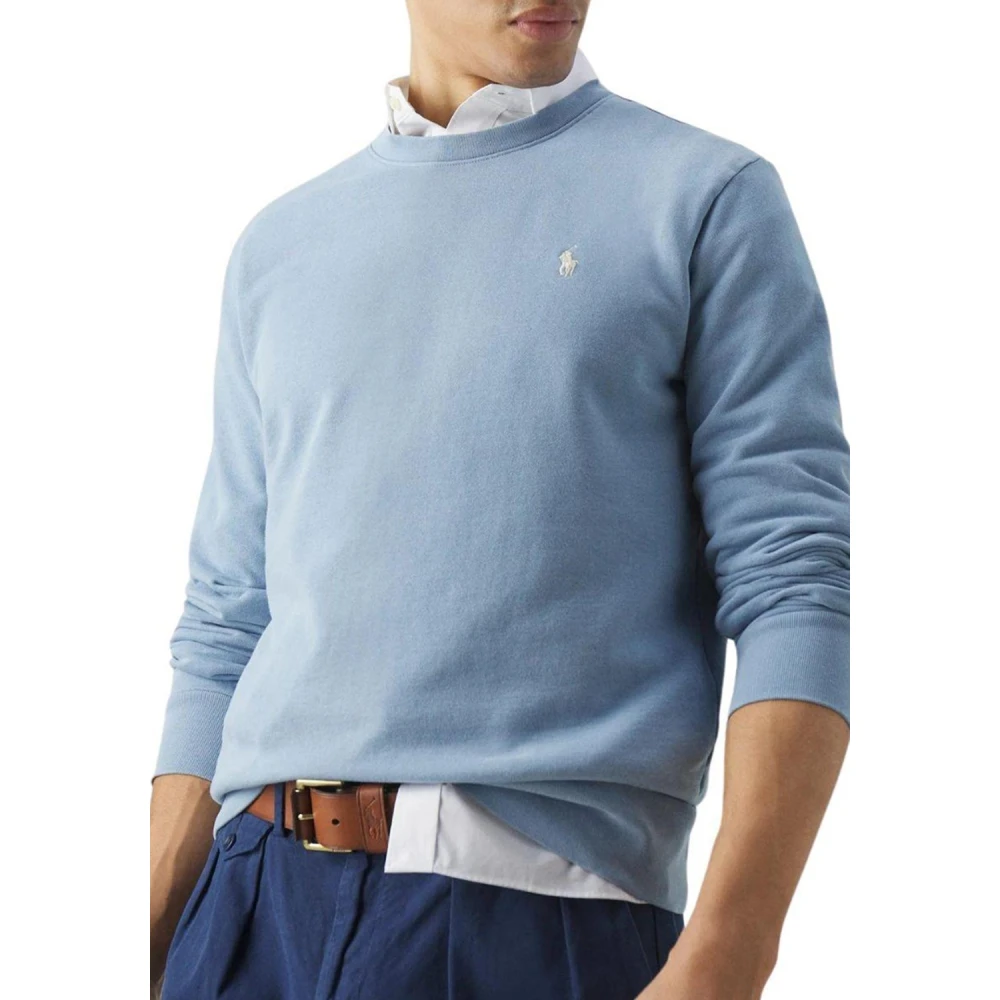 Ralph Lauren Blauwe Sweatshirt met Lange Mouwen Blue Heren