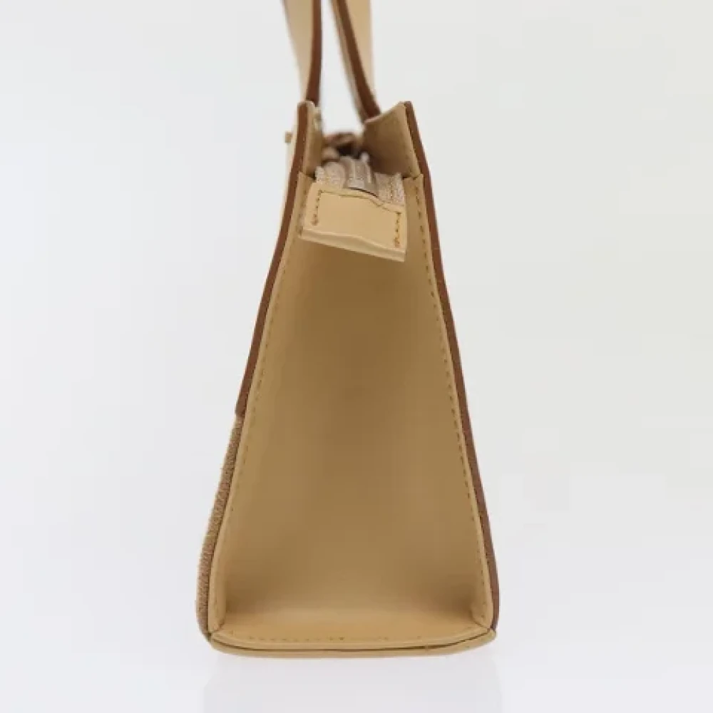 Burberry Vintage Pre-owned Leather handbags Beige Dames