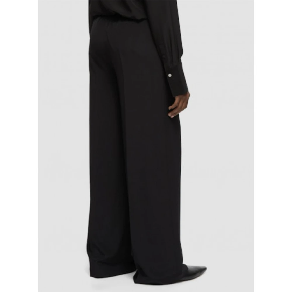 joseph Zijden Crepe Broek Black Dames