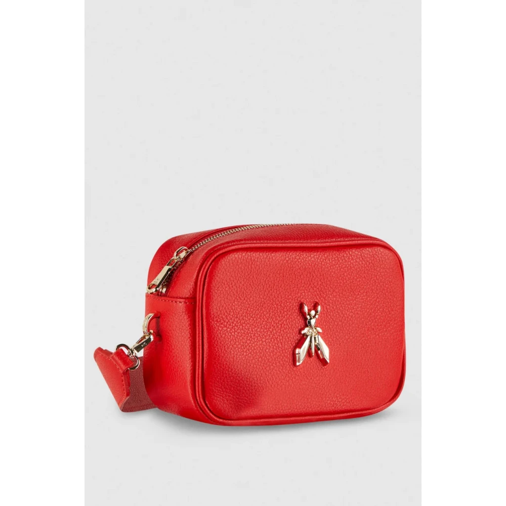 PATRIZIA PEPE Fly Camera Tas Crossbody 8B0186L001 Red Dames