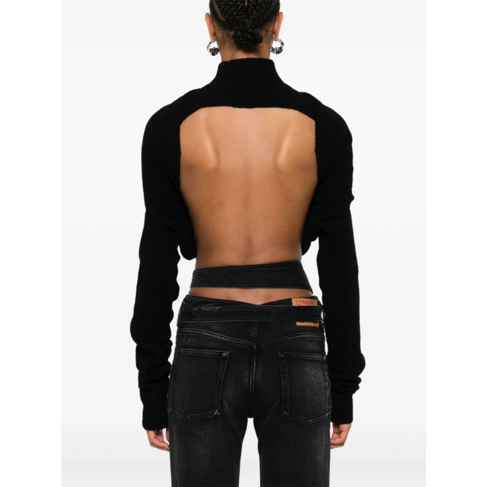 Rick Owens Headon Dbl Sweater Black Dames