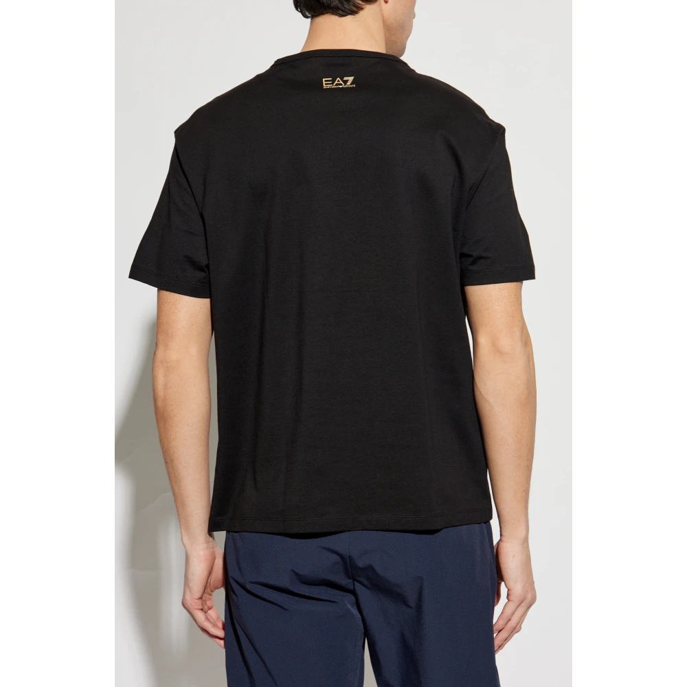 Emporio Armani EA7 T-shirt uit de collectie Black Heren