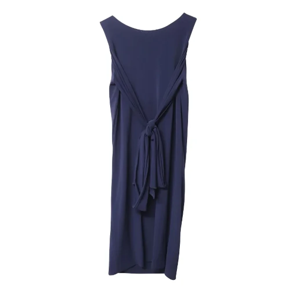Valentino Vintage Pre-owned Acetate dresses Blue Dames