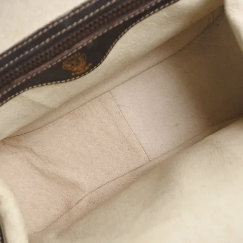 Gucci Vintage Pre-owned Leather crossbody-bags Brown Dames