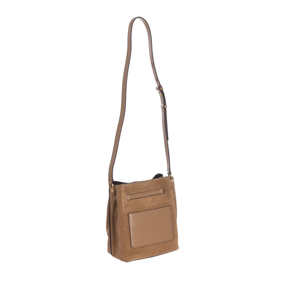 Michael Kors Stijlvolle Hobo Tas Brown Dames