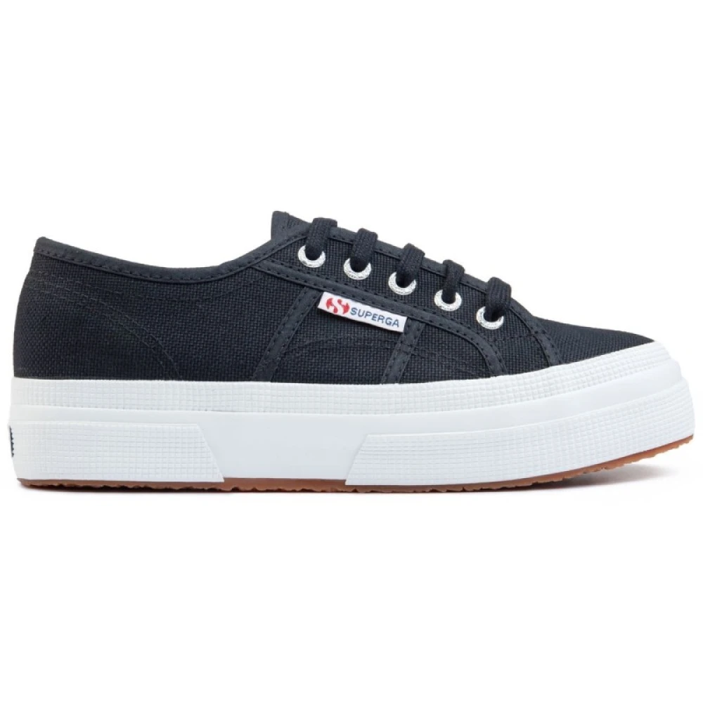 Superga Donna Nero Scarpe, 39 Eu, New,