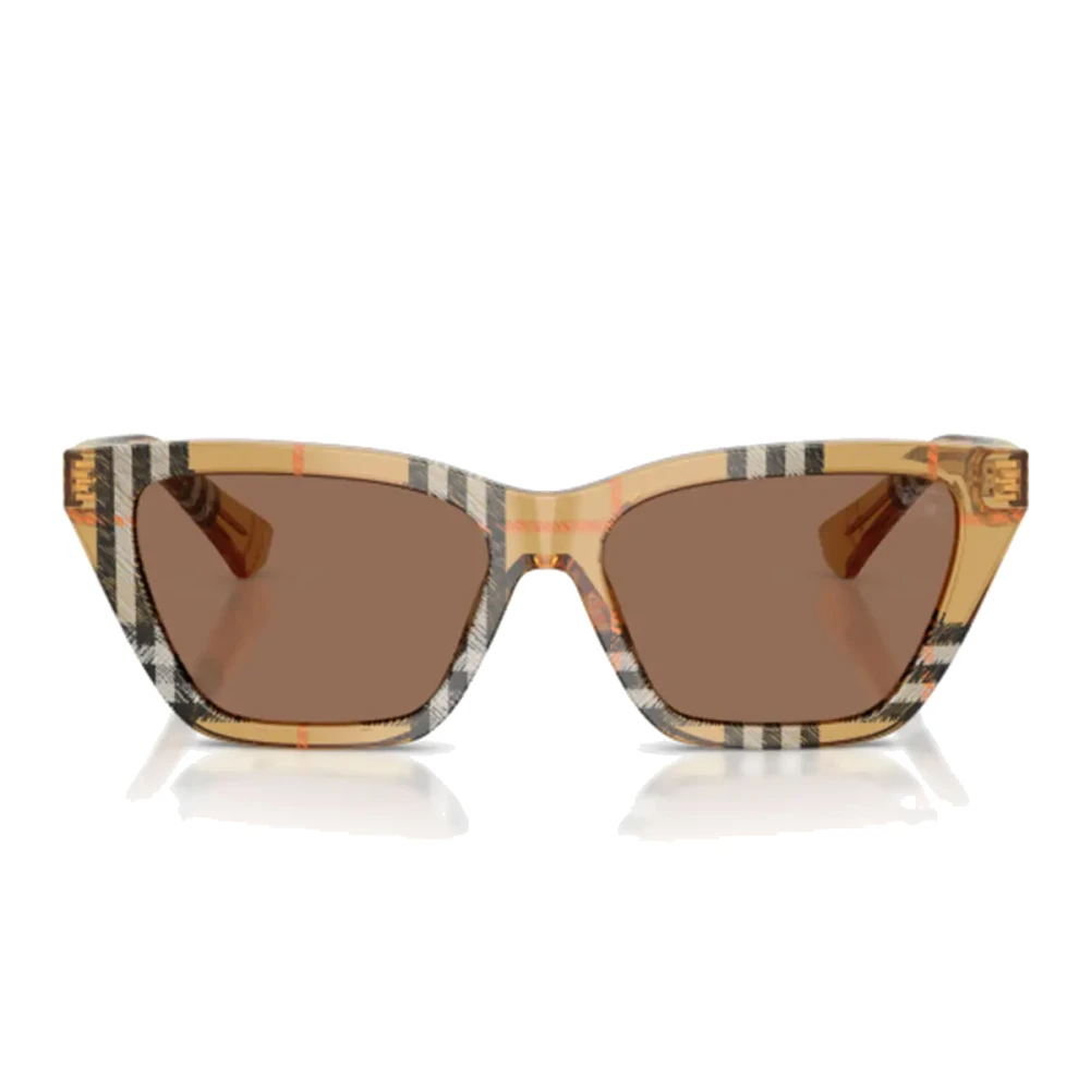 Burberry Women's Beige Sunglasses, 54 Mm, Cat-Eye Sunglasses