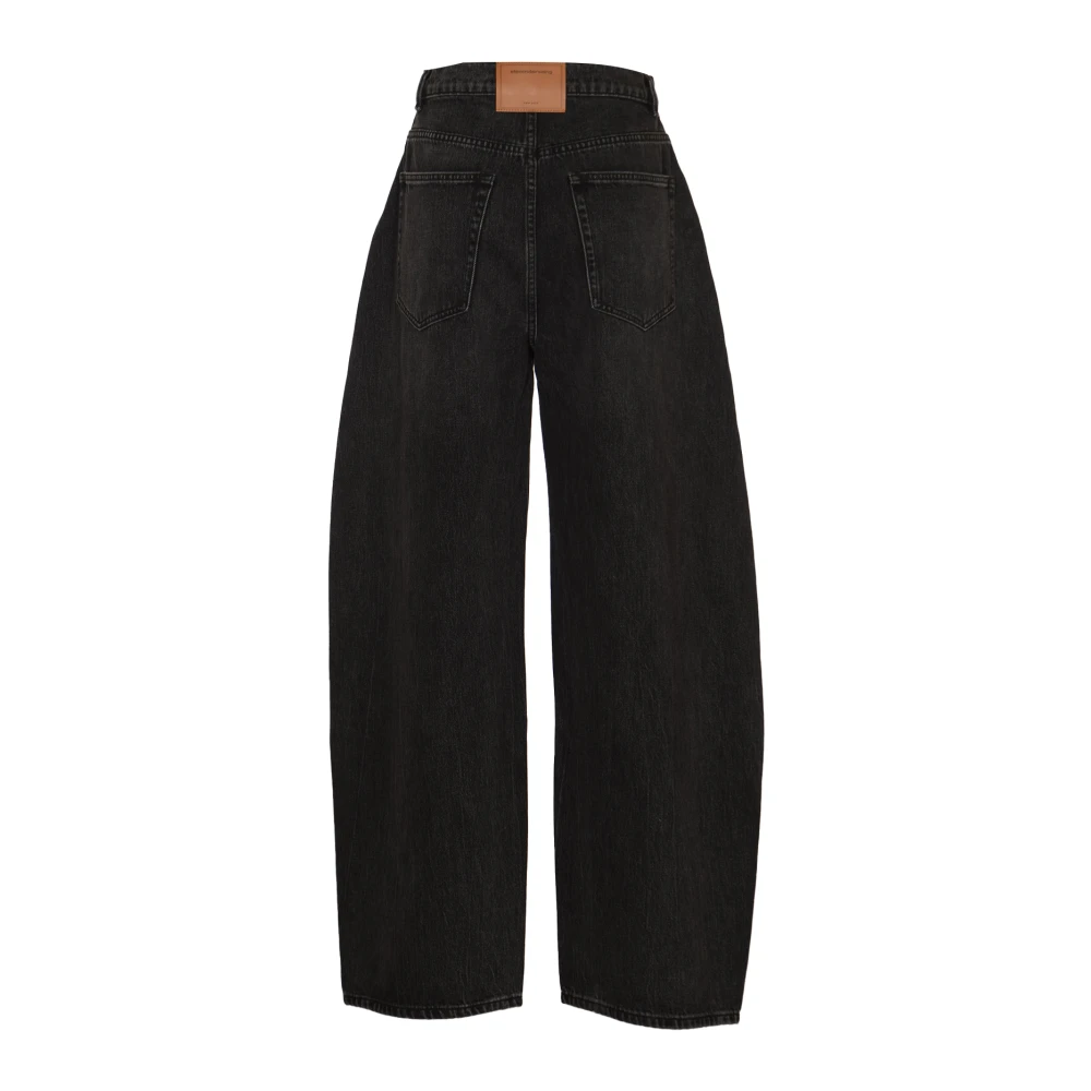 alexander wang Oversized Rounded Low Rise Jeans Gray Dames