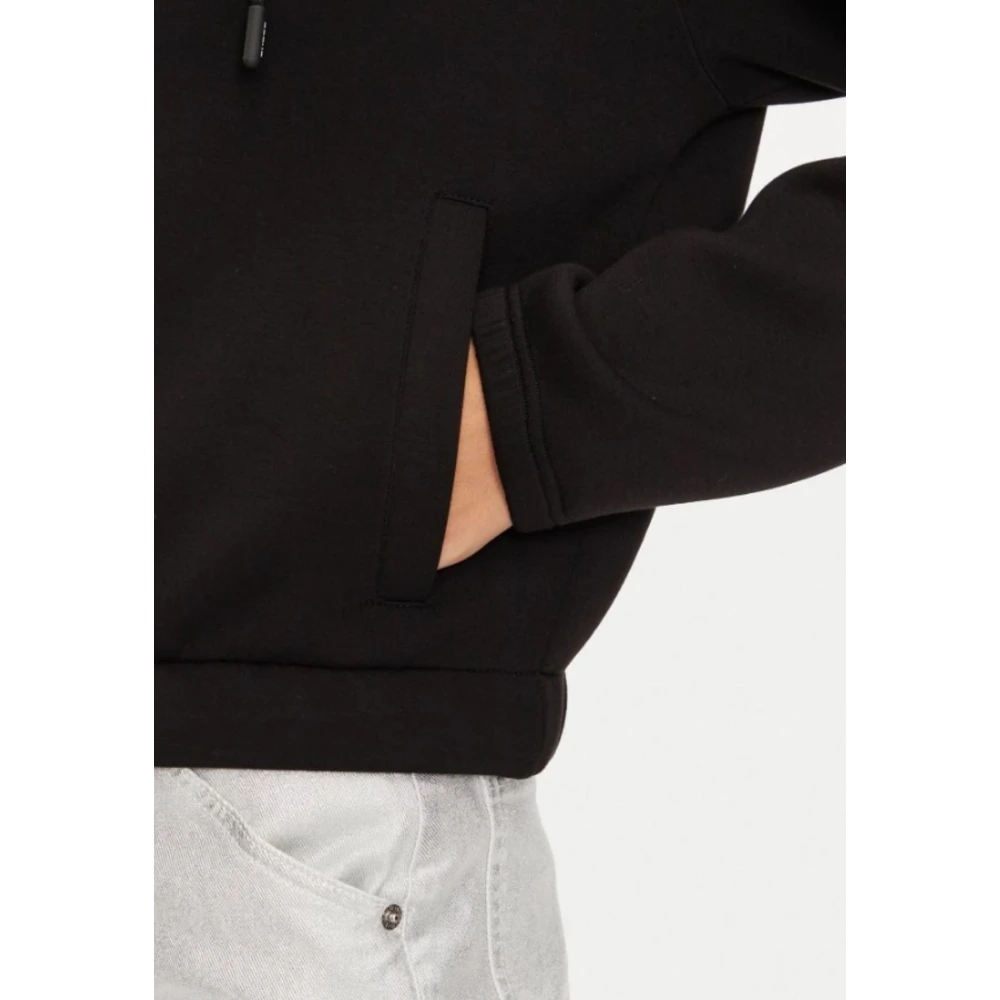 Guess Dames Scuba Rits Hoodie Black Dames
