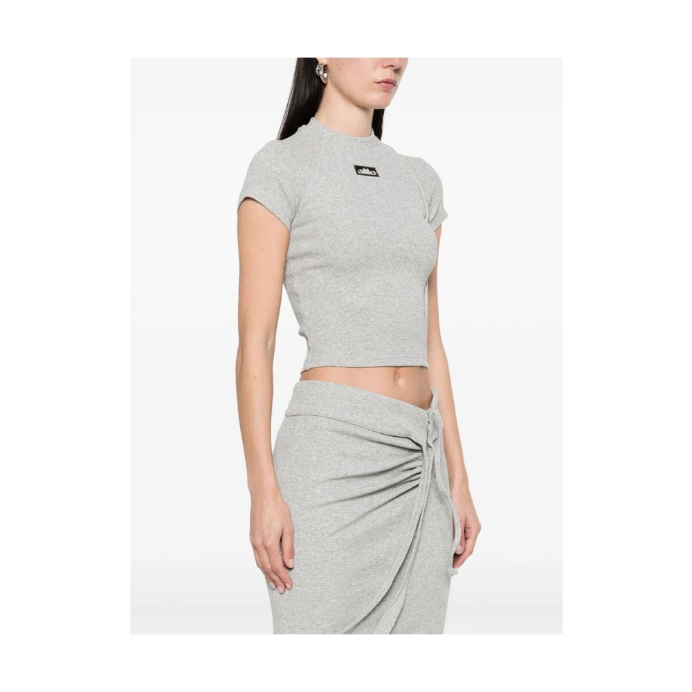 Ottolinger Heather Grey Raglan Mouw T-shirt Gray Dames