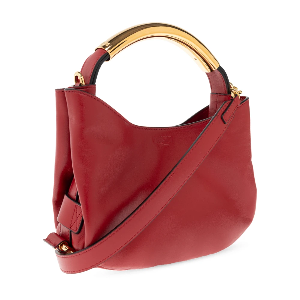 Moschino Leren handtas Red Dames