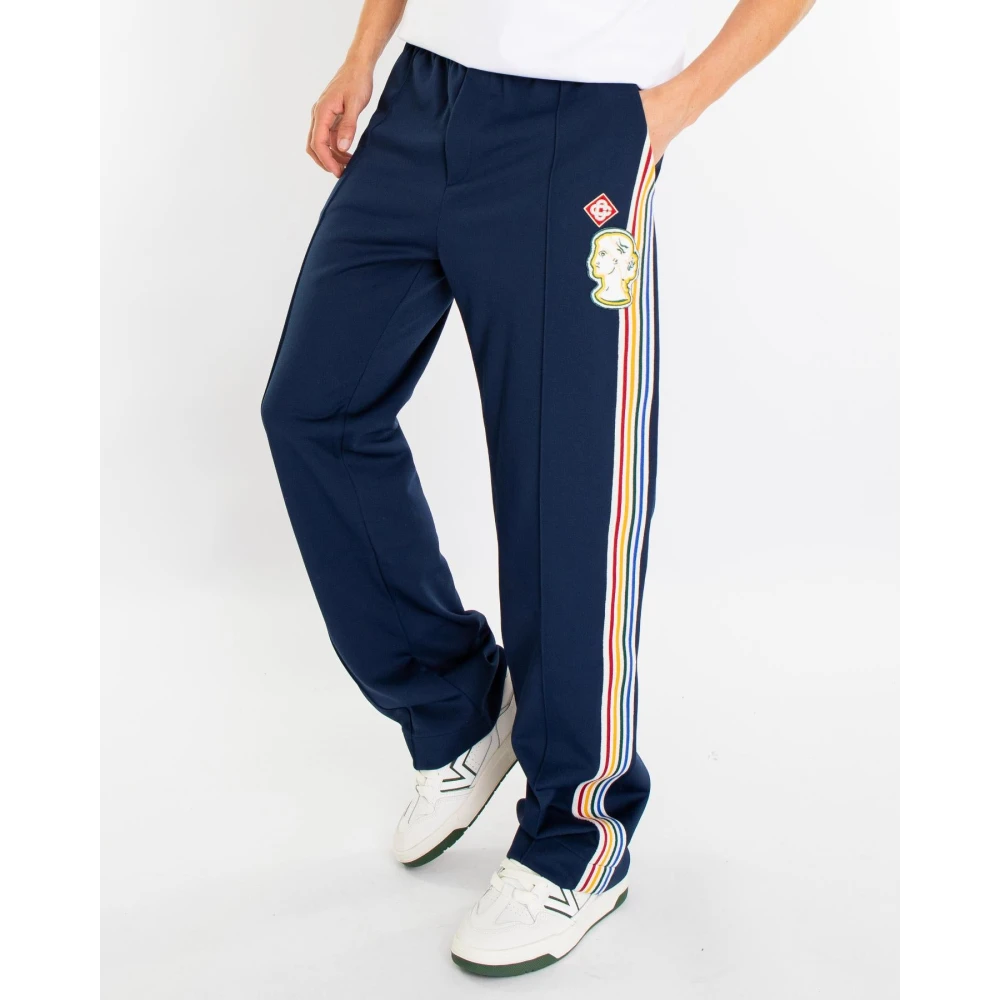 Casablanca Varsity Track Pants voor heren Blue Heren