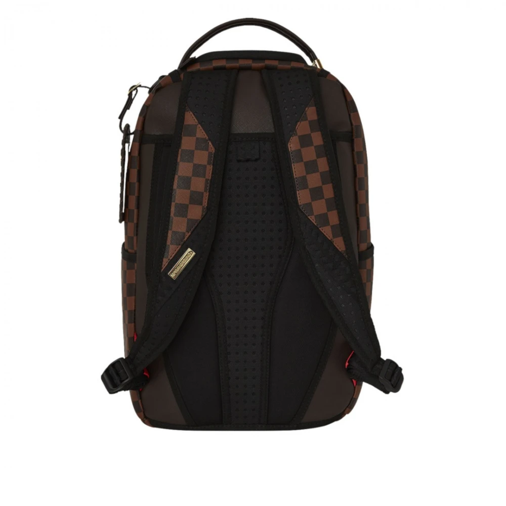 Sprayground Bruine Check Rugzak Brown Unisex