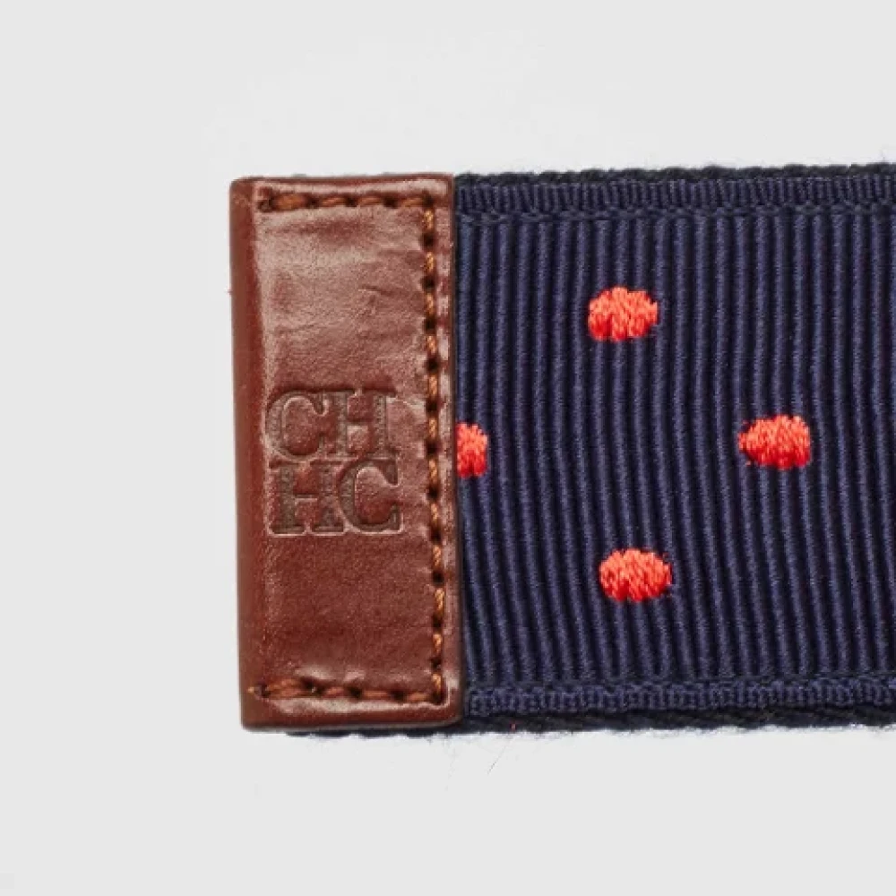 Carolina Herrera Pre-owned Leather belts Blue Dames