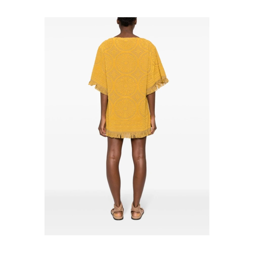 Zimmermann Short Dresses Yellow Dames