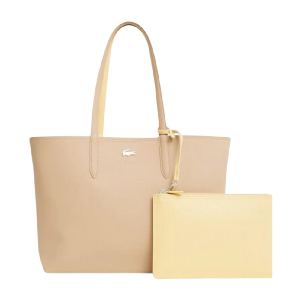 Lacoste Donna Beige Anna Tote