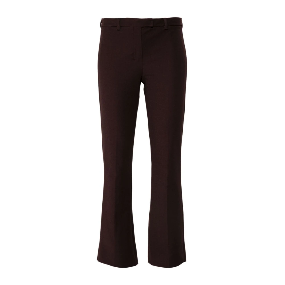 Max Mara Wijde broek Umanita 050 Brown Dames