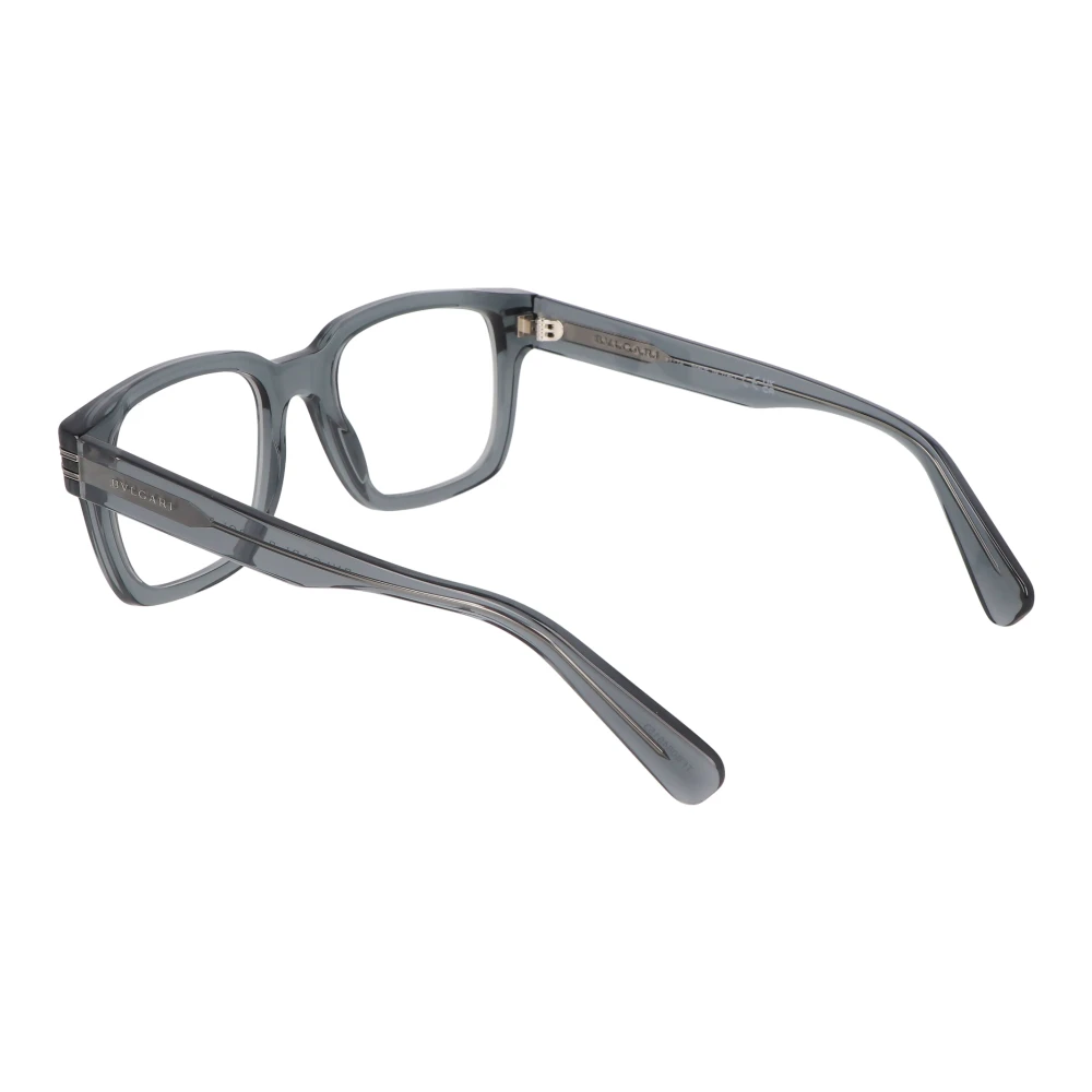 Bvlgari Vierkante acetaatbril Gray Unisex
