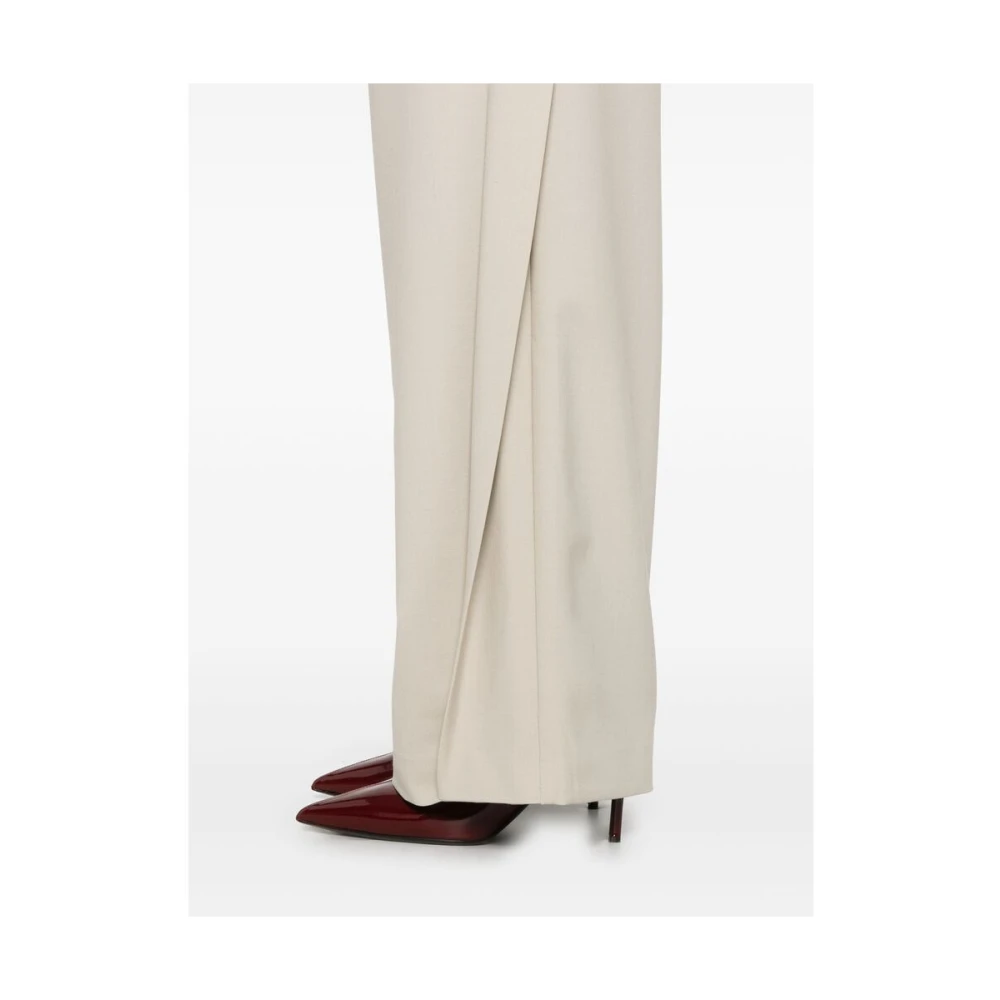 IRO Lichtgrijze Gedrapeerde Plooi Broek Gray Dames