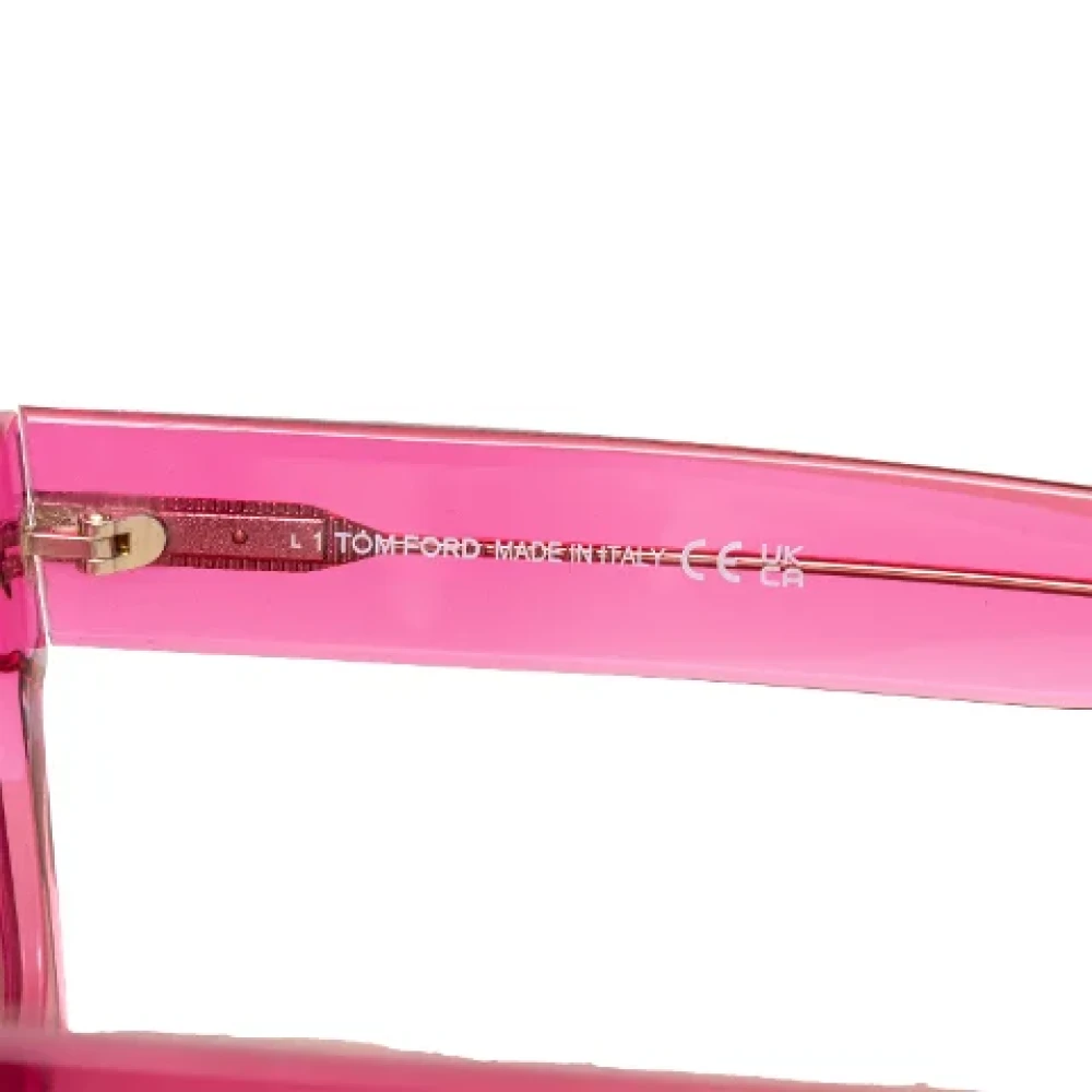 Tom Ford Pre-owned Acetate sunglasses Pink Dames
