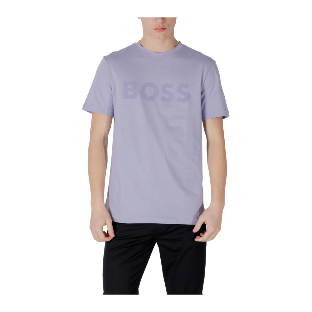 Hugo - Tops > T-Shirts - Purple - Hugo - Modalova