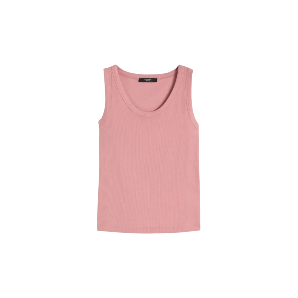Weekend Max Mara Women's Pink Wkdmultic Top - Sleeveless Tops - S - Tops