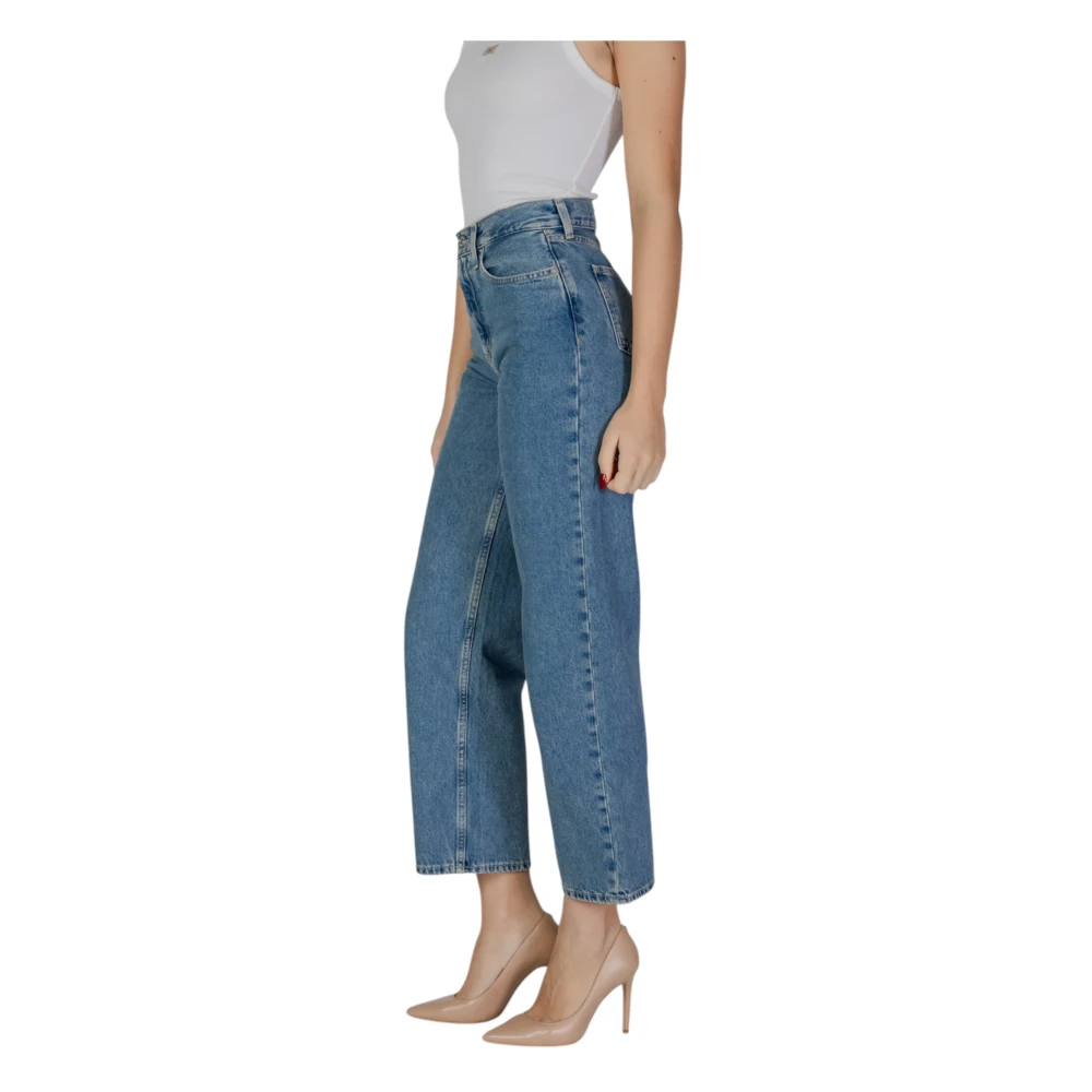 Calvin Klein Jeans Regular Women's Jeans Lente Zomer Collectie Blue Dames