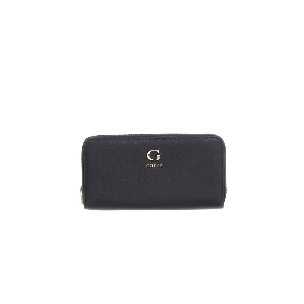 Guess Black Wallets & Cardholders, Female, One Size, Coleen Slg Large Zip Around