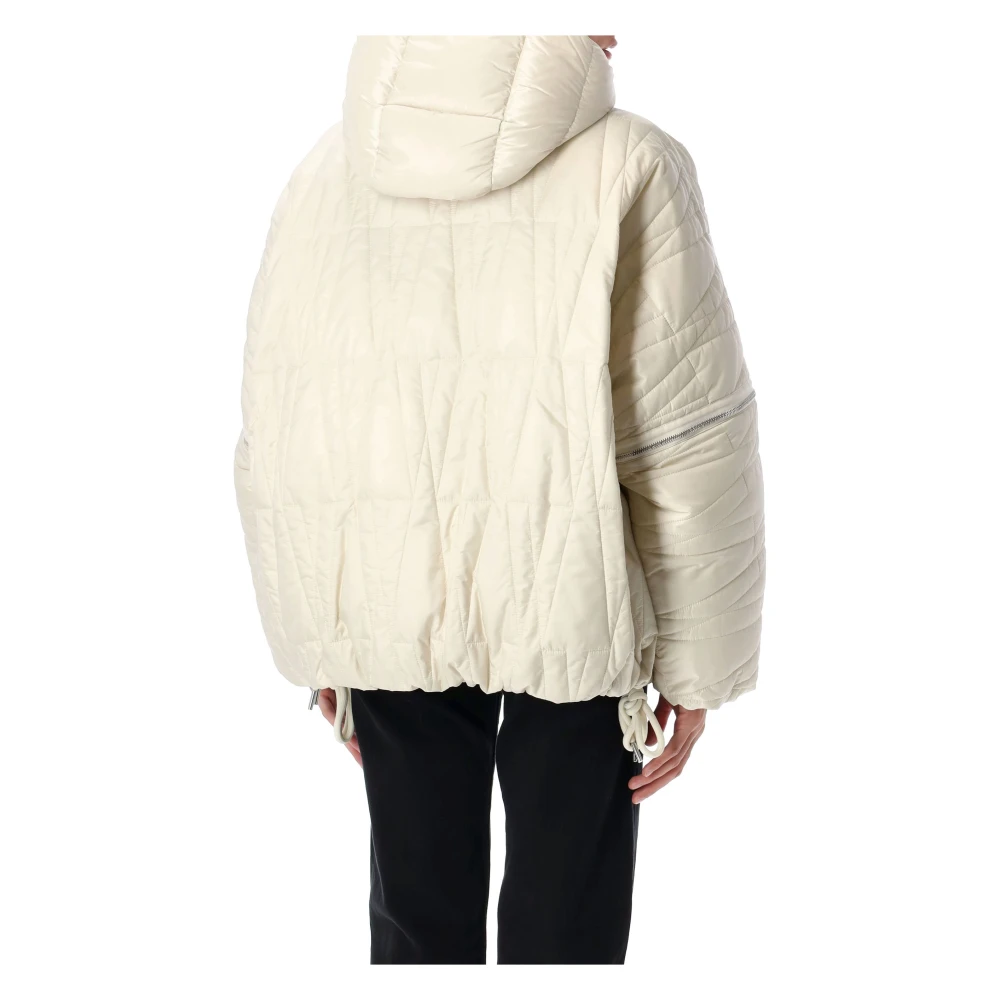 Moncler Witte Donsjas Haissa Aw24 White Dames