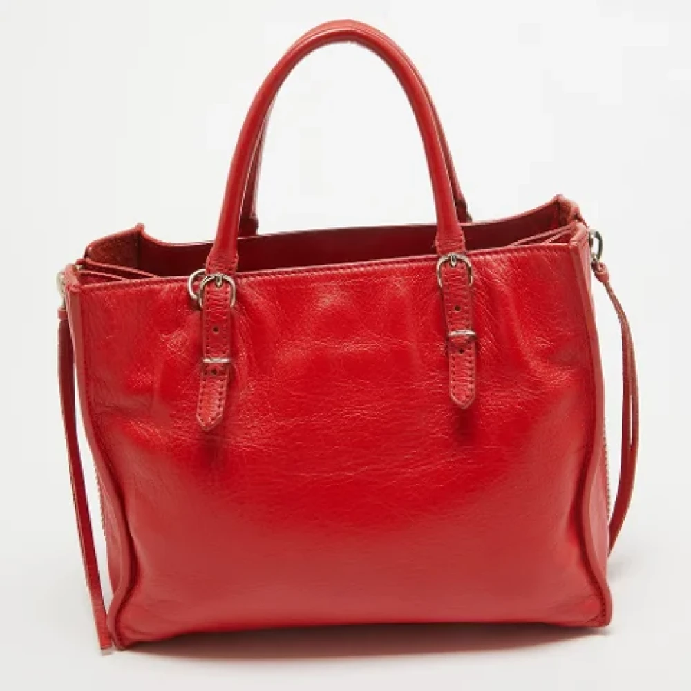 Balenciaga Vintage Pre-owned Leather balenciaga-bags Red Dames