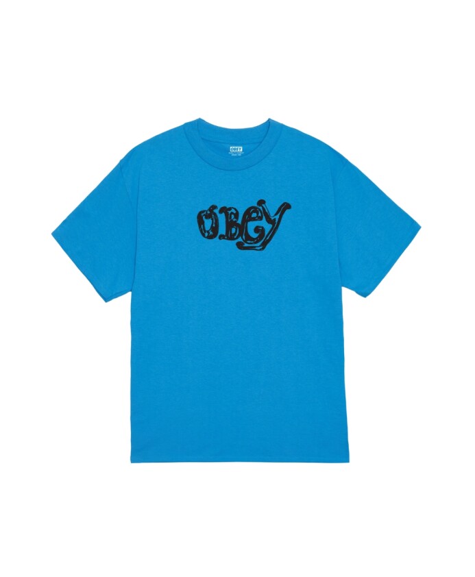 marker-tee-coton-bleu-logo-imprime