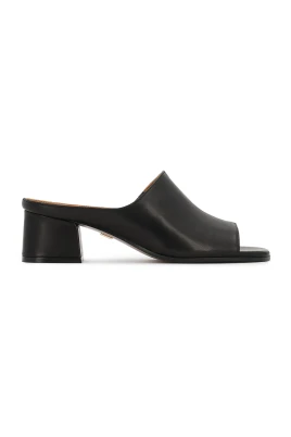 Mules med bred klack