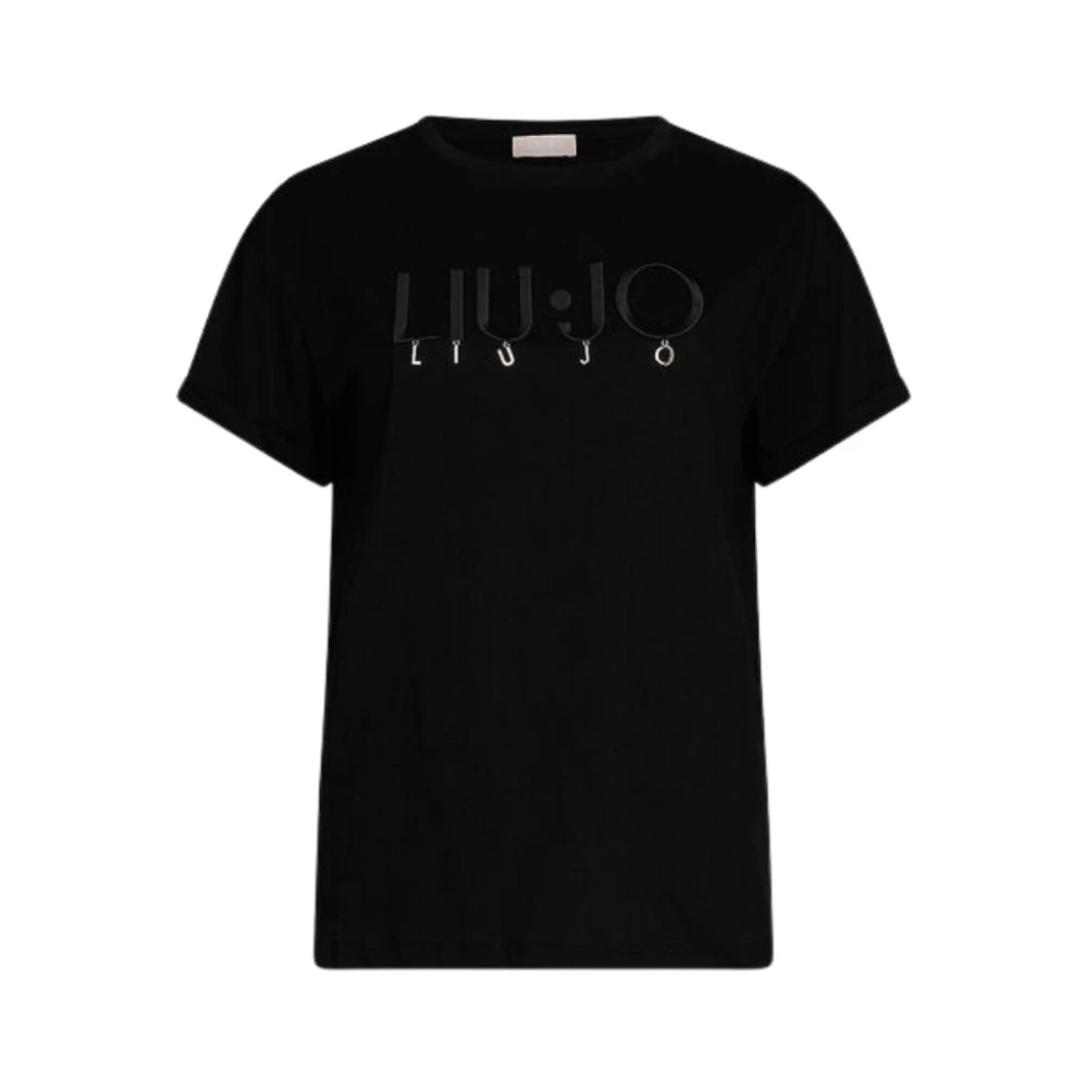 Liu Jo - Tops > T-Shirts - Black - Liu Jo - Modalova