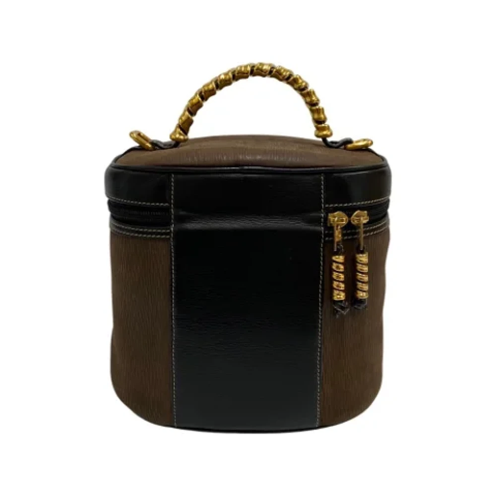 Loewe Pre-owned Fabric handbags Brown Dames