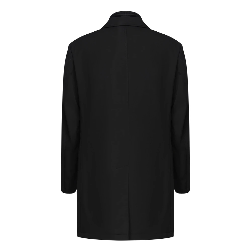 Fay Zwarte Stretchjas Black Heren
