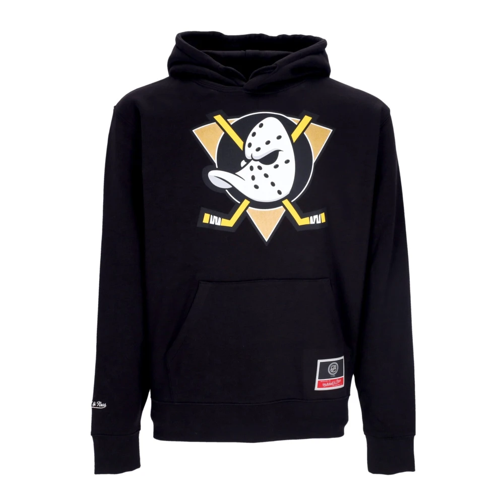 Mitchell & Ness NHL Team Logo Hoodie Zwart Black Heren