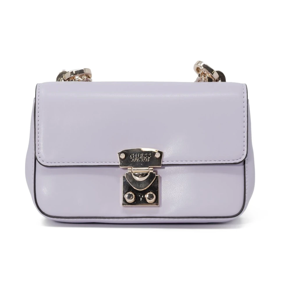 Guess Eliette Mini Convertible Crossbody Tas Purple Dames