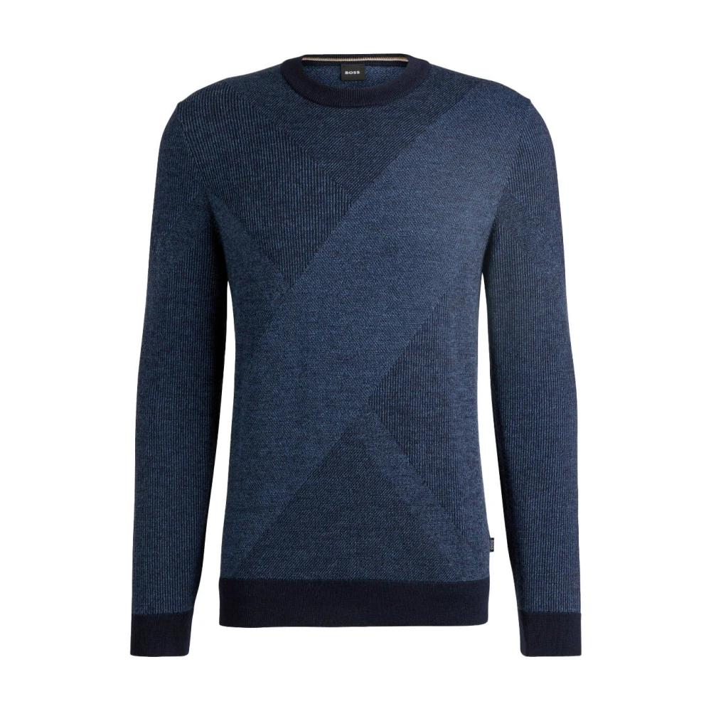 Boss Orange Stijlvolle Pullover voor Mannen Blue Heren