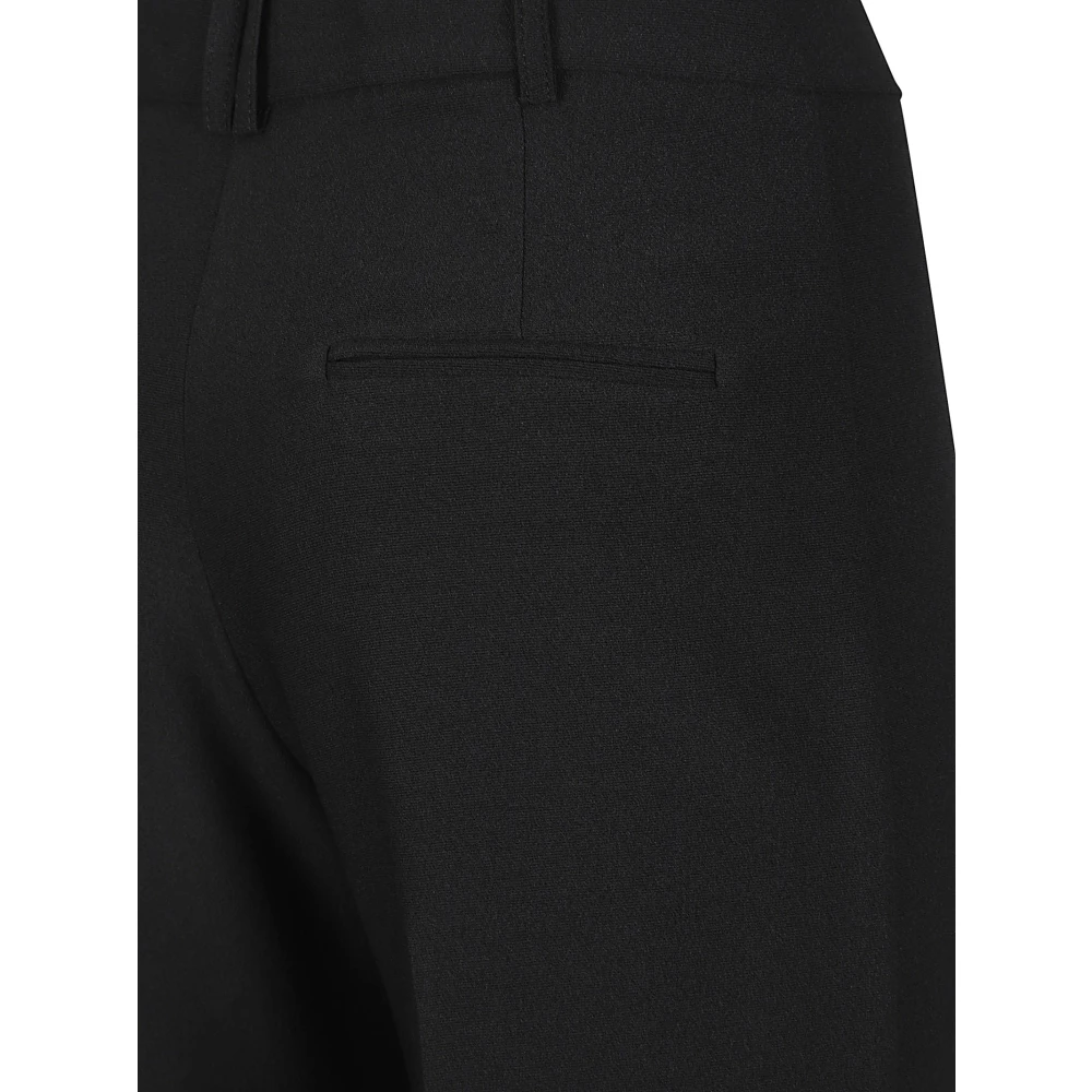 Hebe Studio Zwarte polyesterbroek gemaakt in Italië Black Dames