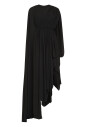 elegant-lace-up-crepe-dress