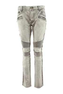 slim-jeans-en-melange-coton-gris