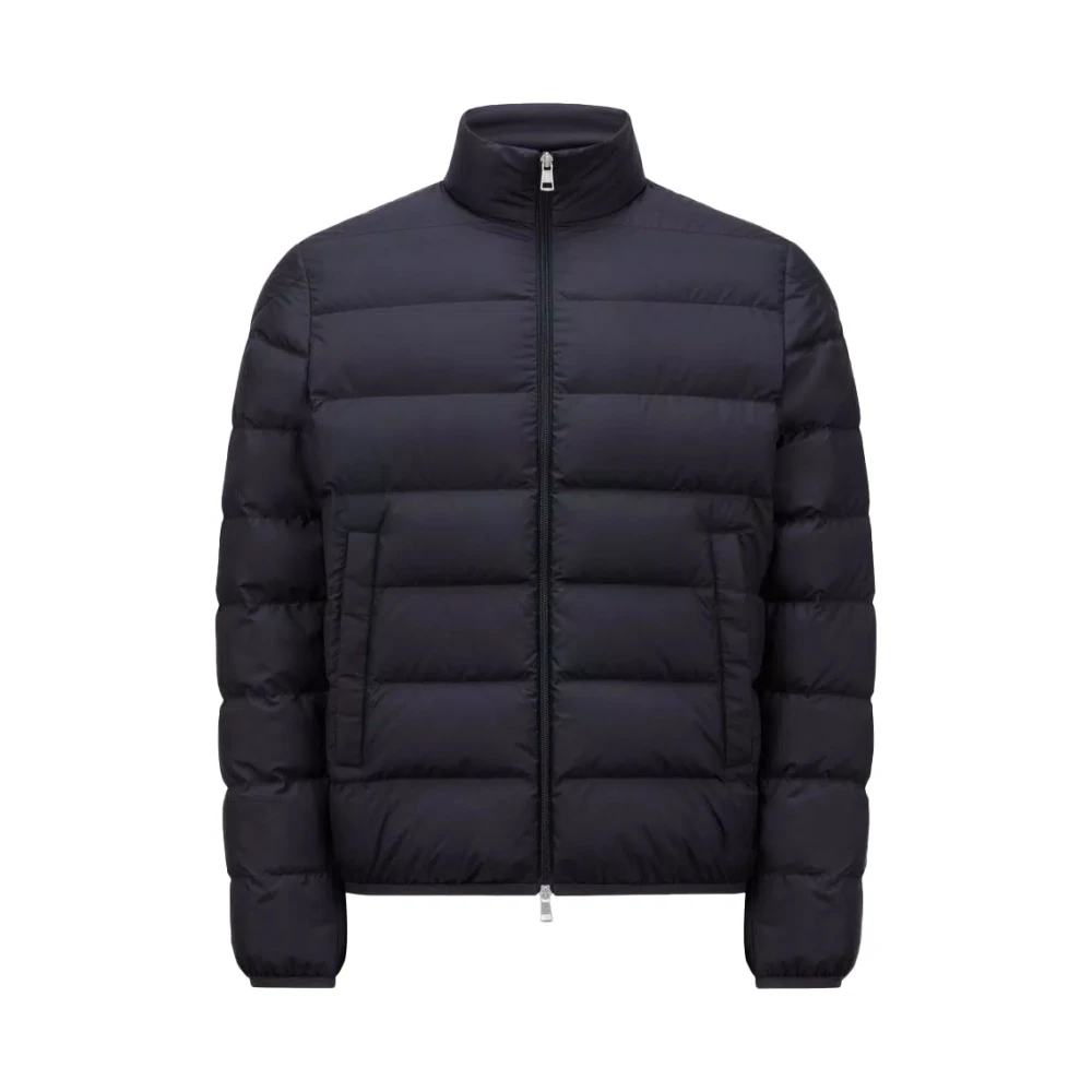 Moncler Korte Navy Donsjas Blue Heren