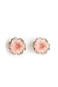 Pre-owned flower earrings