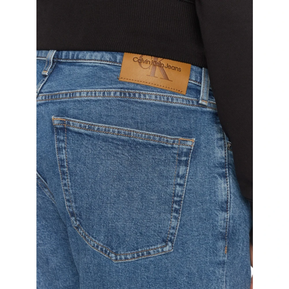 Calvin Klein Slim Straight Jeans Blue Heren
