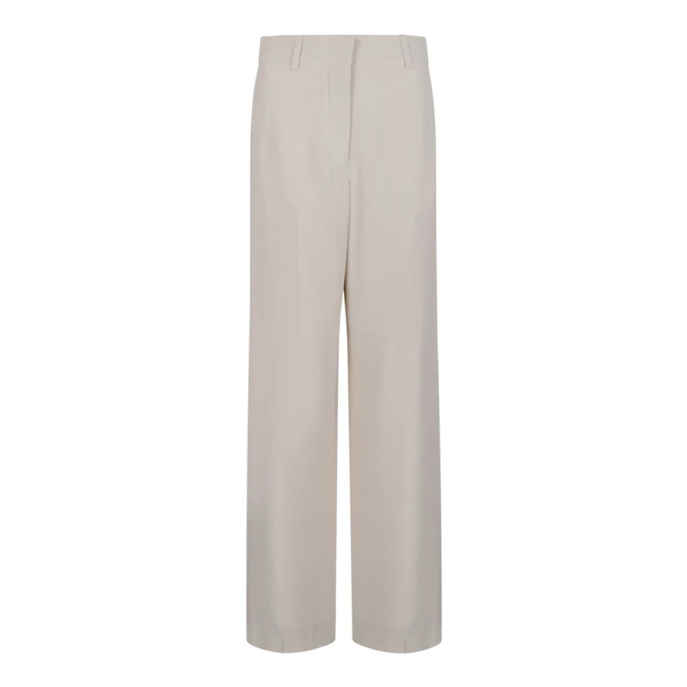 Isabel Marant Women's Beige Wide Trousers, S, Neonda Trousers