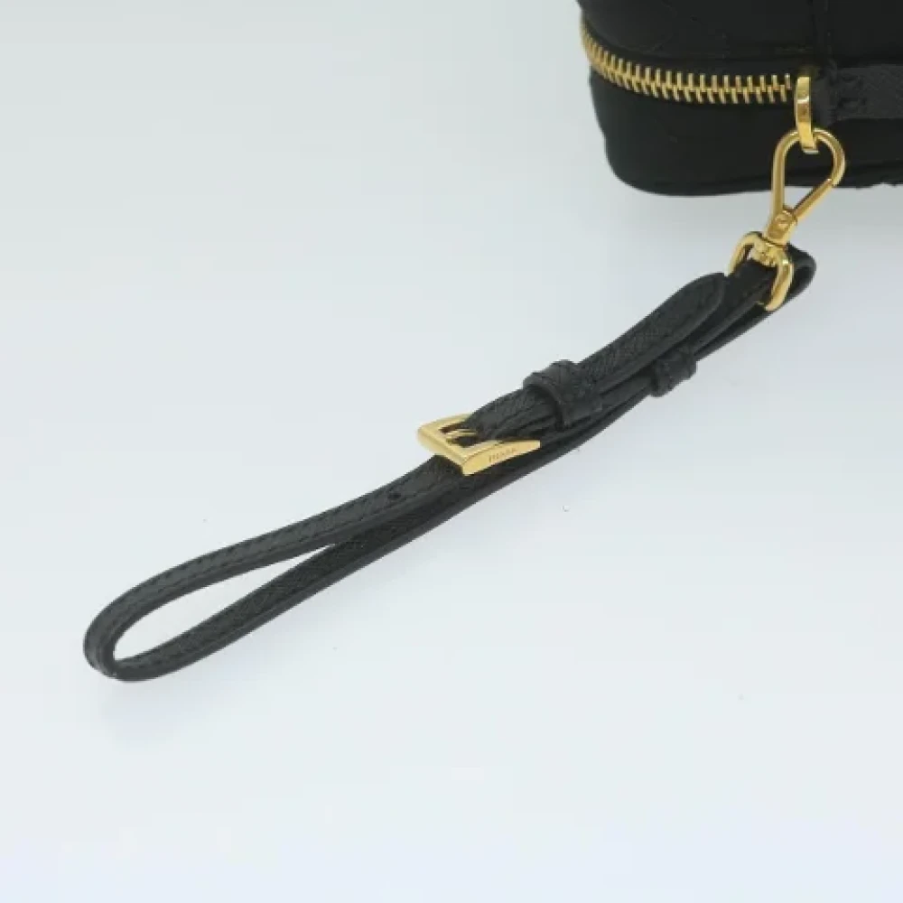 Prada Vintage Pre-owned Nylon pouches Black Dames