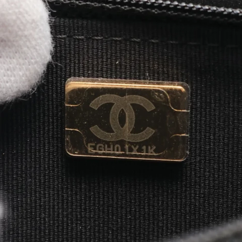 Chanel Vintage Pre-owned Leather chanel-bags Black Dames